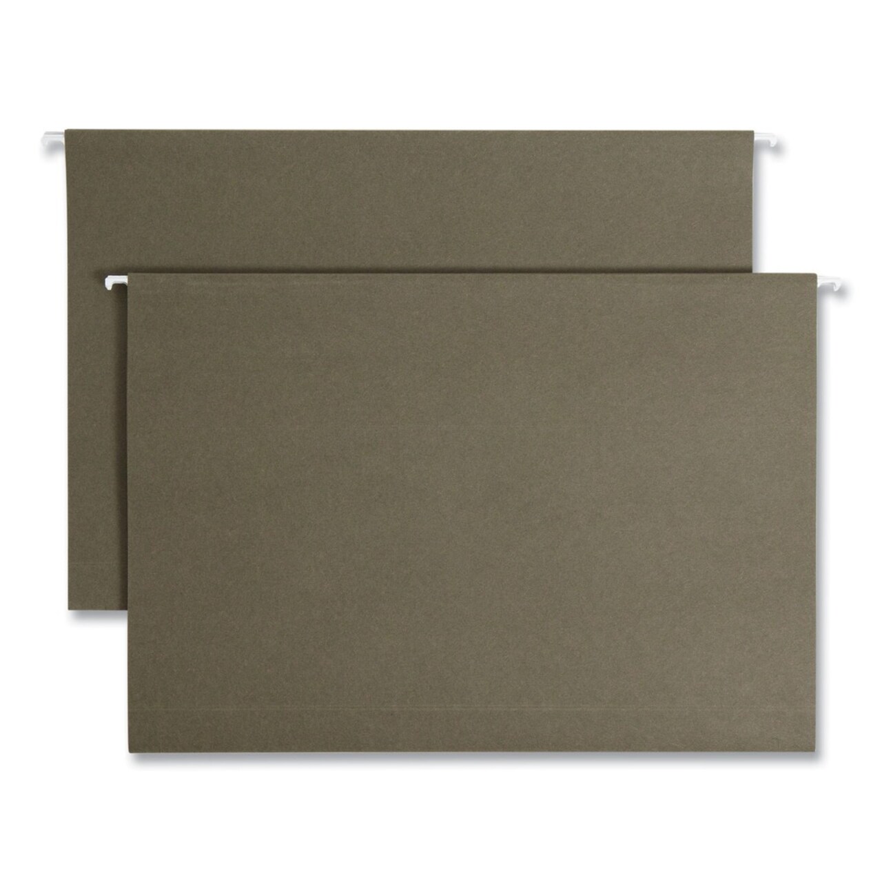 Smead 2 in. Capacity Legal Size Box Bottom Hanging File Folders - Standard Green (25/Box)